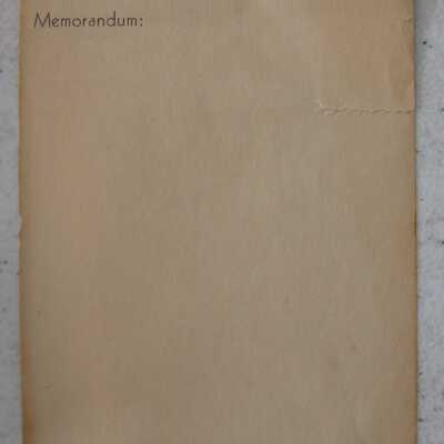 Memo inside book