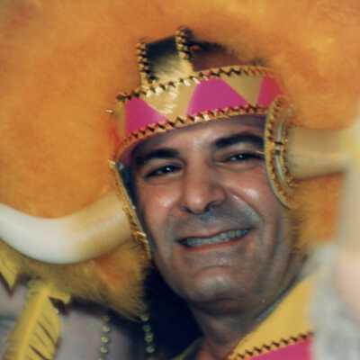 Unknown man dressed up.