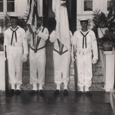 Navy Honor Guard at Naval Station Key West