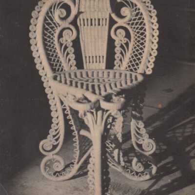 Wicker chair: Copyright: © Key West Art & Historical Society; Origformat: Print-Photographic