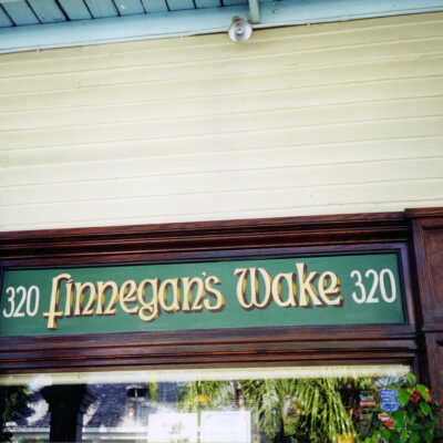 Finnegan's Wake Sign