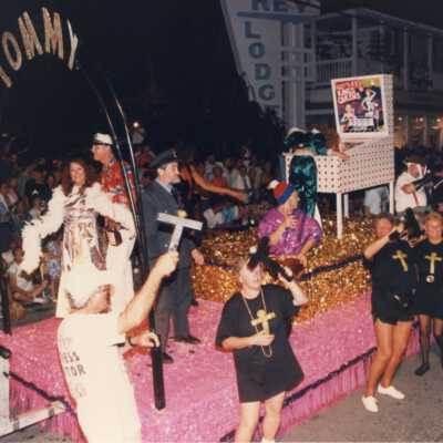 A float in the parade.