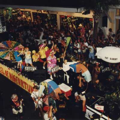 A float in the parade.