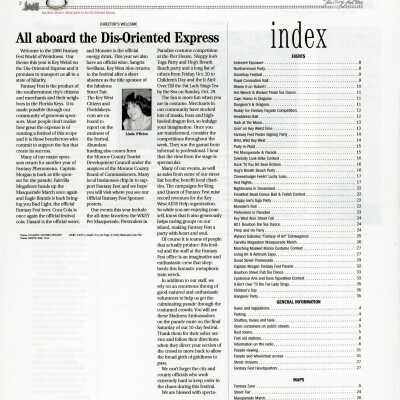 A photocopy of the Key West Citizen's official guide to Fantasy Fest.