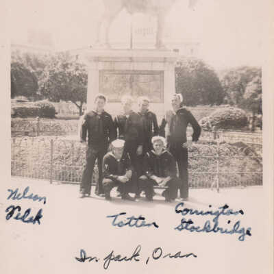 Sailors from the U.S.S. Key West (PF-17)
