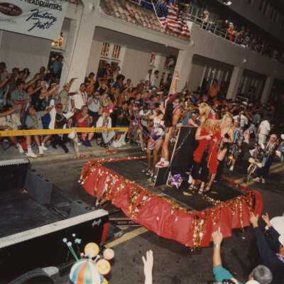 A float in the parade.