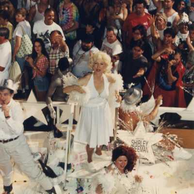 A float in the parade.