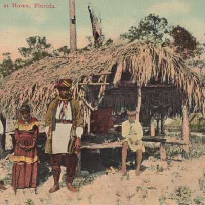 Seminole Indians at Home, Florida