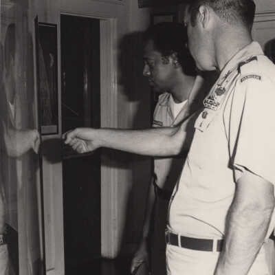 Unknown military men