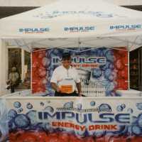 A vendor at the FF street fair.