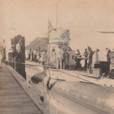A German Submarine Docked in Key West