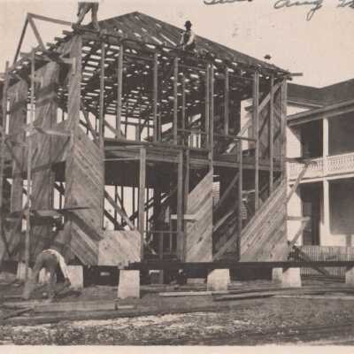 Construction site: Copyright: © Key West Art & Historical Society; Origformat: Print-Photographic