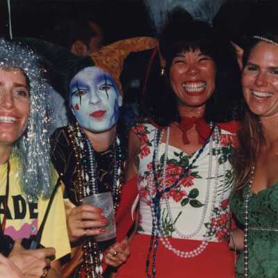 Four unknown people.