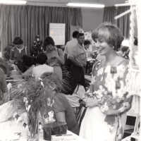 Crowd at a Christmas event