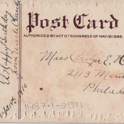 Birthday Greetings: © Key West Art & Historical Society