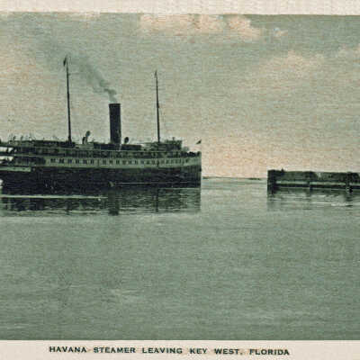 Havana Steamer Leaving Key West, Florida