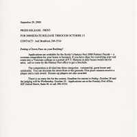          A press release to print about putting a clown face on your building. picture number 1
   