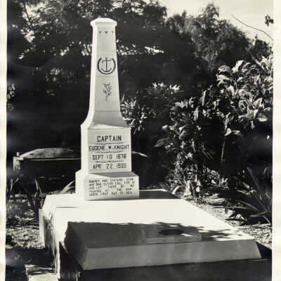 Grave Marker of Captain Eugene W. Knight