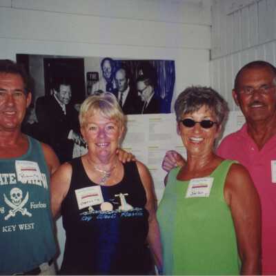 Four unknown people.