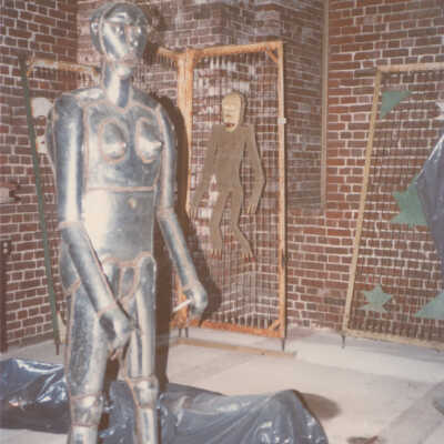 Statue at East Martello