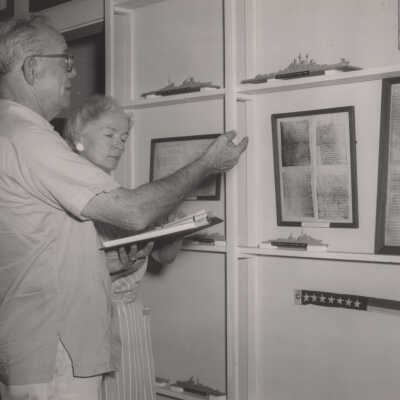 Unknown man and woman