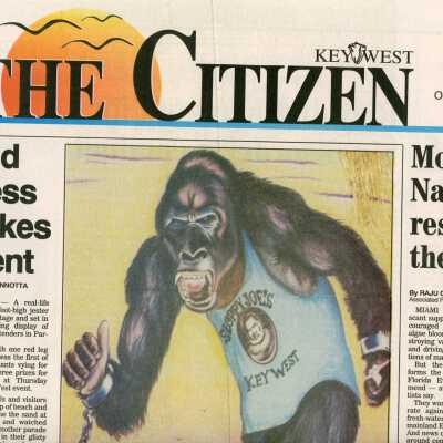 Multiple articles in the Key West Citizen about Fantasy Fest.