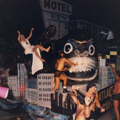 A float in the parade.