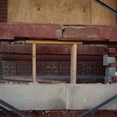 Brick work on the exterior.