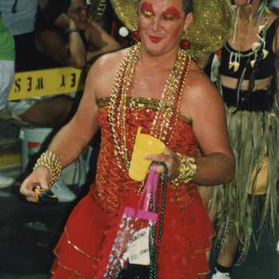 Unknown man dressed up.