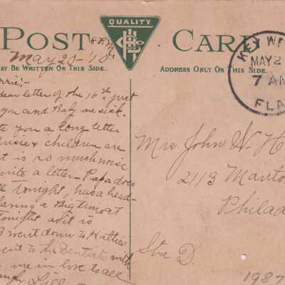 Bird's Eye View, U.S. Coaling Station and Lighthouse Department