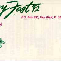 Parade entry form brochure.