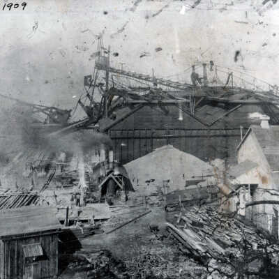 Damaged Fuel Pump Station