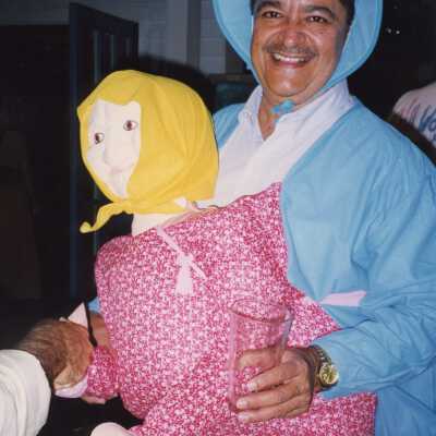 Unknown man dressed up.