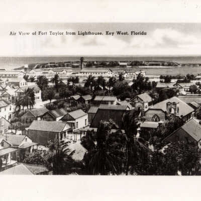 Air View of Fort Taylor from Lighthouse, Key West, Florida