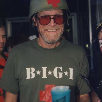 Unknown man dressed up.