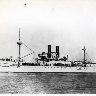 Battleship U.S.S. MAINE: Copyright: @ Key West Art & Historical Society; Origformat: Print-Photographic