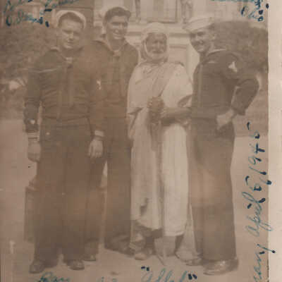 Sailors from the U.S.S. Key West (PF-17)