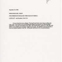          A press release print about the up coming parade. picture number 1
   