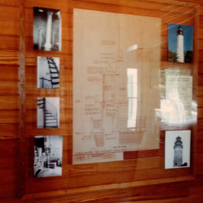 Damaged sea wall from the 1938 hurricane