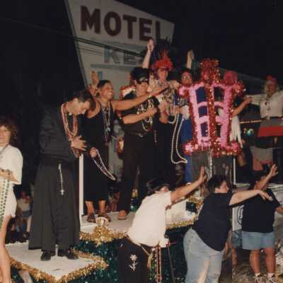 A float in the parade.