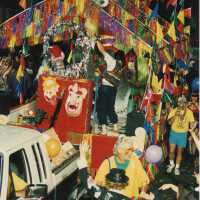 A float in the parade.