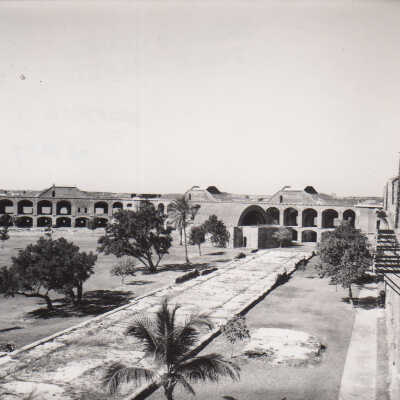 Fort Jefferson interior courtyard