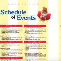 Page 86 and 87 from a magazine blown up and put on glossy paper.