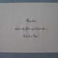 Hemingway Home Museum Reception Invitation