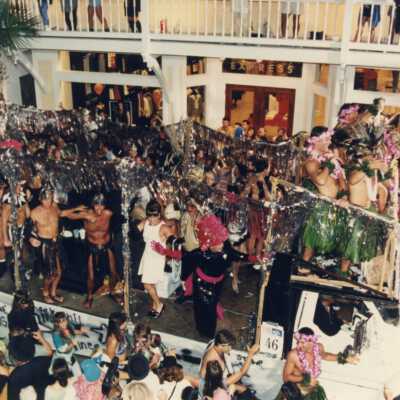 A float during the parade.