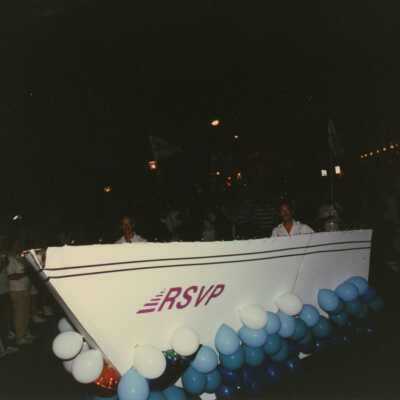 A float in the parade.