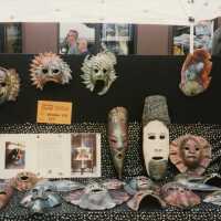 A vendor at the FF street fair.