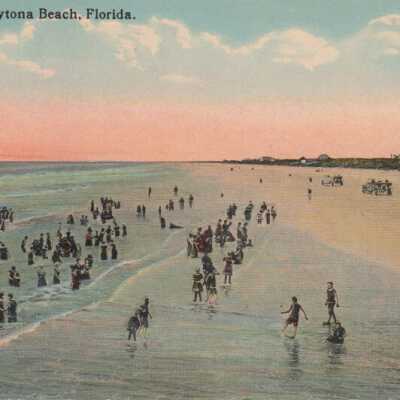 Bathing at Daytona Beach
