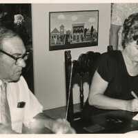 Mario Sanchez and Kathryn Proby Signing Books