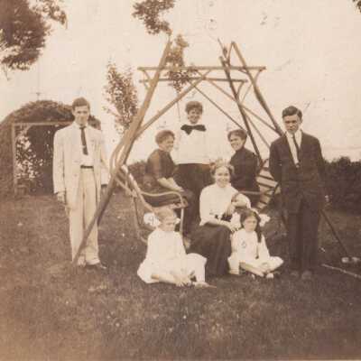 A group on a glider: Copyright: © Key West Art & Historical Society; Origformat: Print-Photographic